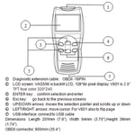 OE581 Car Mini Code Reader OBD2 Fault Detector Diagnostic Tool, OE581