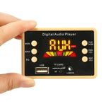 車用12V彩色屏音頻MP3播放器解碼板 FM收音機 TF卡 USB，帶藍牙功能和遙控器，12V