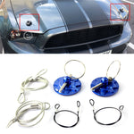 XH-6049 Car Universal Modified Racing Punch-free Aluminum Engine Hood Lock Cover, XH-6049(Black), XH-6049(Gold), XH-6049(Blue), XH-6049(Purple), XH-6049(Red), XH-6049(Silver)