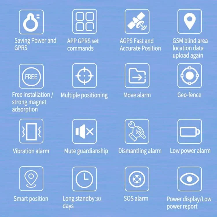 TK600 2G GPS / GPRS / GSM強力磁吸實時汽車卡車車輛追蹤GPS追蹤器，TK600