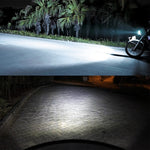 H4 DC9-18V / 4.7W (H)2.2W(L) / 6000K / 500LM Motorcycle LED Headlight with COB Lamp Beads, H4
