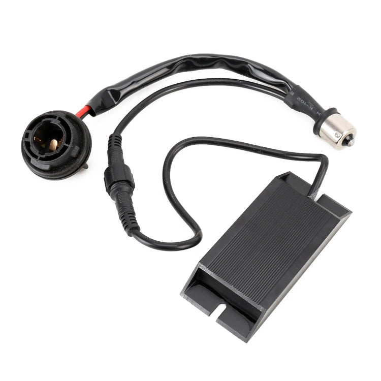 2 PCS 1156 / BAU15S DC12V 50W 6 Ohms Turn Signal / Reversing Light / Brake Light Split Dual Resistance Decoder, 1156 / BAU15S