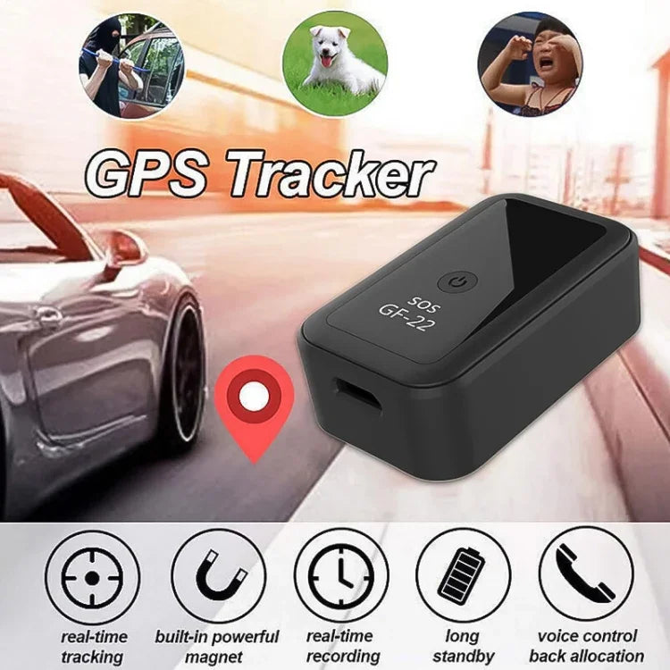 GF22汽車GPS追蹤防盜裝置磁吸定位吸附防丟裝置語音控制可錄音，GF22