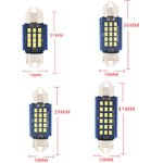 2pcs 39mm DC12-24V / 1W / 6000K / 60LM 15LEDs SMD Car Reading Lamp Dome Light, 39mm