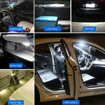 2pcs 39mm DC12-24V / 1W / 6000K / 60LM 15LEDs SMD Car Reading Lamp Dome Light, 39mm