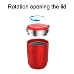 Portable Car Stainless Steel Liner Cigarette Ashtray with Light, with Stainless Steel Liner