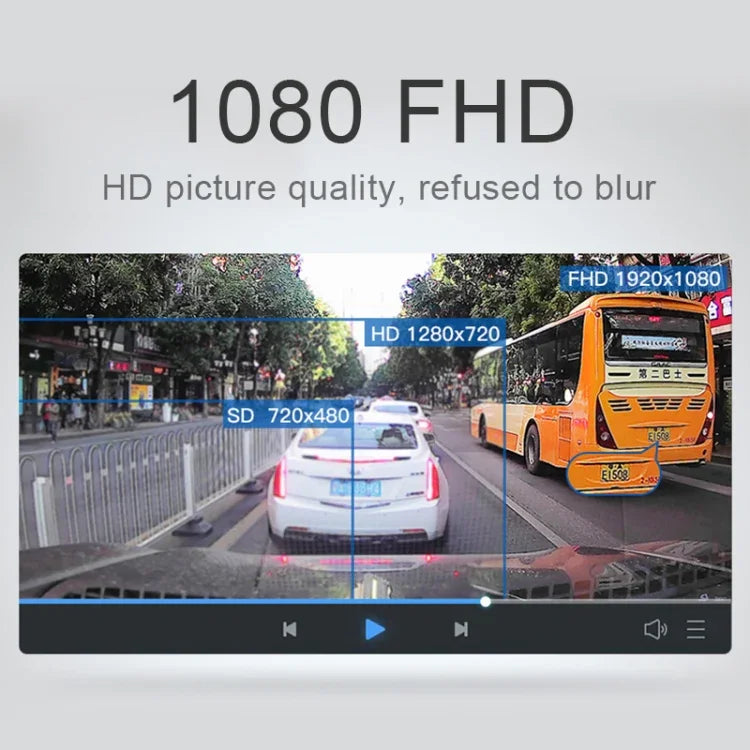 G30 2.2 吋車用 480P 單錄影行車記錄器，支援停車監控 / 循環錄影，2.2 吋