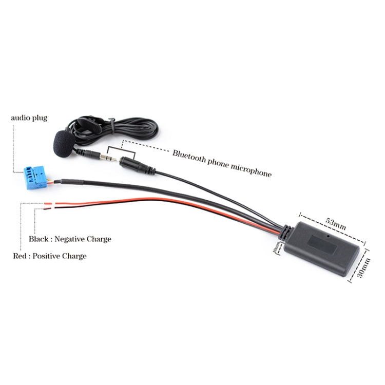 Car Wireless Bluetooth Module AUX Audio Adapter Cable for Citroen / Peugeot 307, For Citroen / Peugeot 307