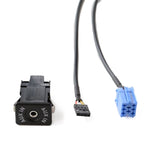 Car AUX Interface + Cable Wiring Harness for Mercedes-Benz Smart 450, For Mercedes-Benz Smart