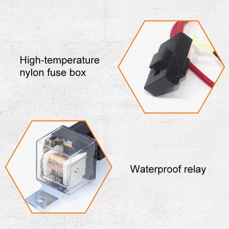 12V 汽車喇叭接線束繼電器電纜，12V
