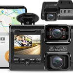 Z30 WiFi 雙鏡頭高清 2160P 無光夜視 360 度全景行車記錄器，GPS 版本，Z30 GPS 版本