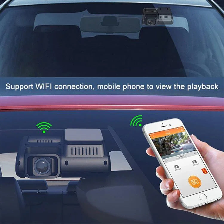 Z30 WiFi 雙鏡頭高清 2160P 無光夜視 360 度全景行車記錄器，GPS 版本，Z30 GPS 版本