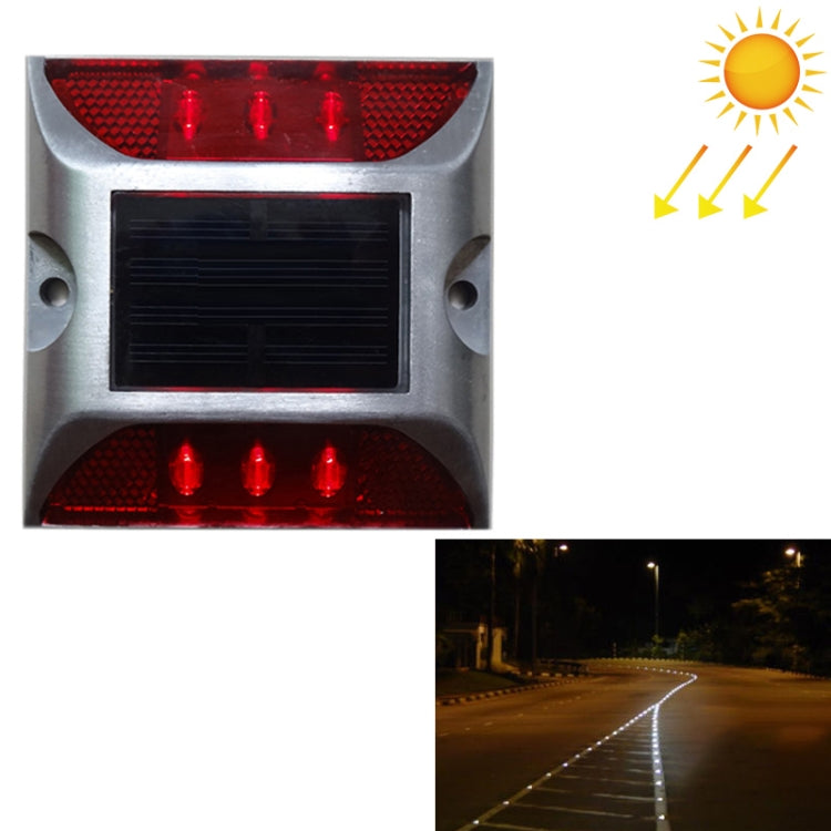 太陽能方形路面標誌燈 車輛導向燈 減速燈，閃爍亮版，閃爍亮版