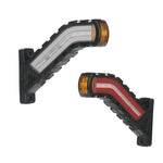 2 PCS MK-138 Truck LED Tail Light Running Water Tricolor Side Marker Light, MK-138
