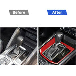 Car Carbon Fiber Gear Panel Decorative Sticker for Mazda CX-5 2017-2018, Right Drive, Gear Panel, Right Drive