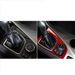 Car Carbon Fiber Gear Panel Decorative Sticker for Infiniti Q50 2014-2020, Left Drive, Gear Panel, Left Drive