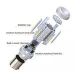 2pcs 1156 IC12-28V / 16.68W / 1.39A Car 3020EMC-26 Constant Current Wide Voltage Turn Signal Light, 1156 (White Light), 1156 (Yellow Light)