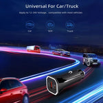 PD + QC3.0 Car 2 in 1 Square Fast Charger Car Cigarette Lighter, Car Square Charger
