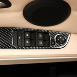 4 PCS Carbon Fiber Car Left Driving Lifting Panel Decorative Sticker without Folding for BMW E90 / 320i / 325i, Diameter: 37.8cm, without Folding,Diameter: 37.8cm