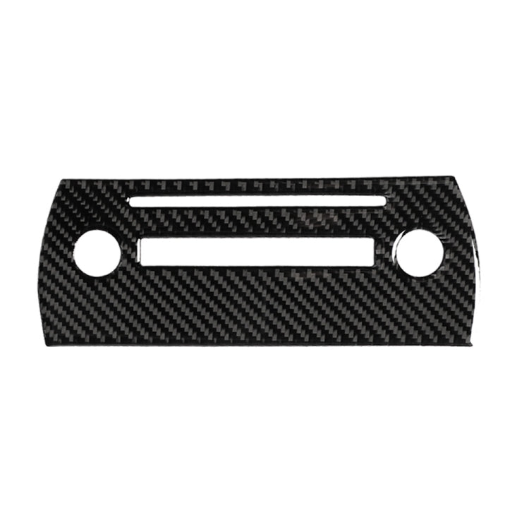 Car Carbon Fiber CD Panel Decorative Sticker for Lexus NX200 / 200t / 300h 2014-2021, Left and Right Drive Universal, CD Panel