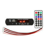 汽車12V音頻MP3播放器解碼板FM收音機TF卡USB AUX，帶藍牙/遙控，23