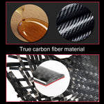 B Style Carbon Fiber Car Water Cup Decorative Sticker for Jaguar F-PACE, Water Cup (B Style)