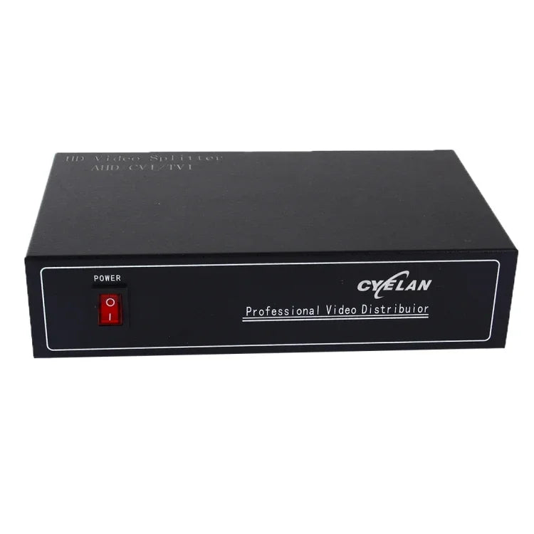 同軸 AHD / CVI / TVI 2 進 4 視訊訊號分配器, 2 進 4