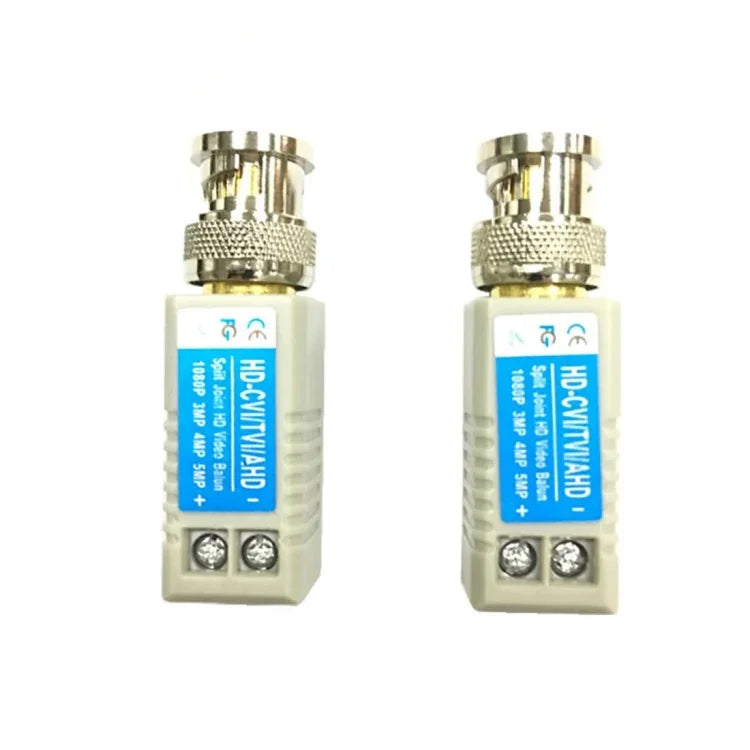 2 個 Anpwoo 100B 升級版螺絲型同軸 HD-CVI/AHD/CVI 1 路被動收發器視訊巴倫，螺絲型同軸
