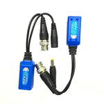 2 個 Anpwoo 500PV 可接合 2 合 1 電源 + 視訊巴倫 HD-CVI/AHD/TVI 被動雙絞線收發器，500PV