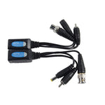 2 個 Anpwoo 500PVA 可接合 3合1 電源 + 視訊 + 音訊巴倫 HD-CVI/AHD/TVI 被動雙絞線收發器, 500PVA