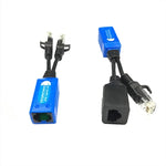2 個 Anpwoo UPOE02 可接合 2 合 1 POE（電源 + 乙太網路）被動雙絞線收發器，UPOE02