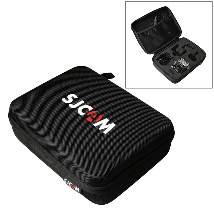 便攜防震防摔耐磨相機包，適用於SJCAM SJ4000 / SJ5000 / SJ6000 / SJ7000 / SJ8000 / SJ9000 運動相機及自拍桿和其他配件，尺寸：22 * 16 * 6 cm，尺寸：22x16 x6cm
