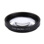 JUNESTAR 專業 37mm 12.5X 微距鏡頭濾鏡 + 鏡頭保護蓋，適用 GoPro 及小米小蟻 Yi 運動攝影機，12.5X 微距鏡頭