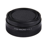 JUNESTAR 專業 37mm 12.5X 微距鏡頭濾鏡 + 鏡頭保護蓋，適用 GoPro 及小米小蟻 Yi 運動攝影機，12.5X 微距鏡頭