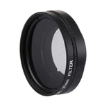 JUNESTAR 適用小米小蟻 Yi II 4K 運動攝影機專業 37mm CPL 濾鏡 + 鏡頭保護蓋，CPL 濾鏡+鏡頭蓋
