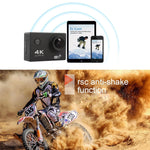 F60 2.0 inch Screen 170 Degrees Wide Angle WiFi Sport Action Camera Camcorder with Waterproof Housing Case, Support 64GB Micro SD Card, F60 (Yellow), F60 (White), F60 (Silver), F60 (Magenta), F60 (Blue), F60 (Gold), F60 (Black)