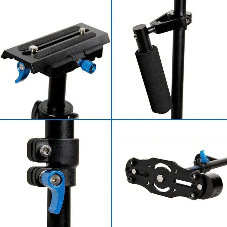 YELANGU S60L 61公分鋁合金手持穩定器，適用於 DSLR 相機 DV