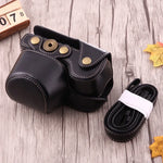 全身相機 PU 皮革保護套包，帶背帶，適用於 Sony A6000 / A6300 / Nex 6，適用於 Sony A6000，適用於 A6000