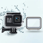 45米防水殼+觸控背蓋，適用GoPro HERO8 Black，GoPro8殼+觸控蓋