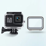 45米防水殼+觸控背蓋，適用GoPro HERO8 Black，GoPro8殼+觸控蓋
