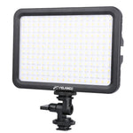 YELANGU YLG0504B 204 顆 LED 1000 流明 3300-5600K 無極性可調光攝影棚燈，適用 Canon、Nikon、DSLR 相機，204 顆 LED