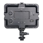 YELANGU YLG0504B 204 顆 LED 1000 流明 3300-5600K 無極性可調光攝影棚燈，適用 Canon、Nikon、DSLR 相機，204 顆 LED