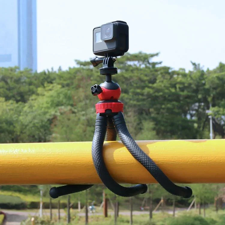迷你章魚靈活三腳架支架，帶手機夾，適用iPhone、Galaxy、Huawei、GoPro、Insta360、DJI及其他運動相機，GP271