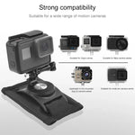 360度旋轉快拆帶掛肩背包支架，適用GoPro、Insta360、DJI及其他運動相機