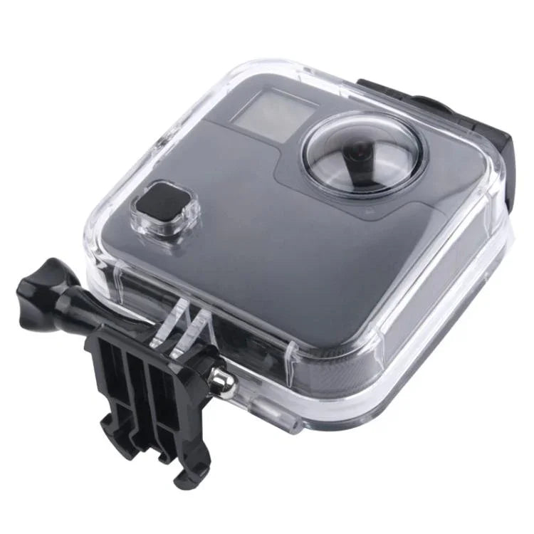 40米防水外殼保護殼，適用GoPro Fusion，含扣具基本支架、螺絲及扳手，適用GoPro Fusion