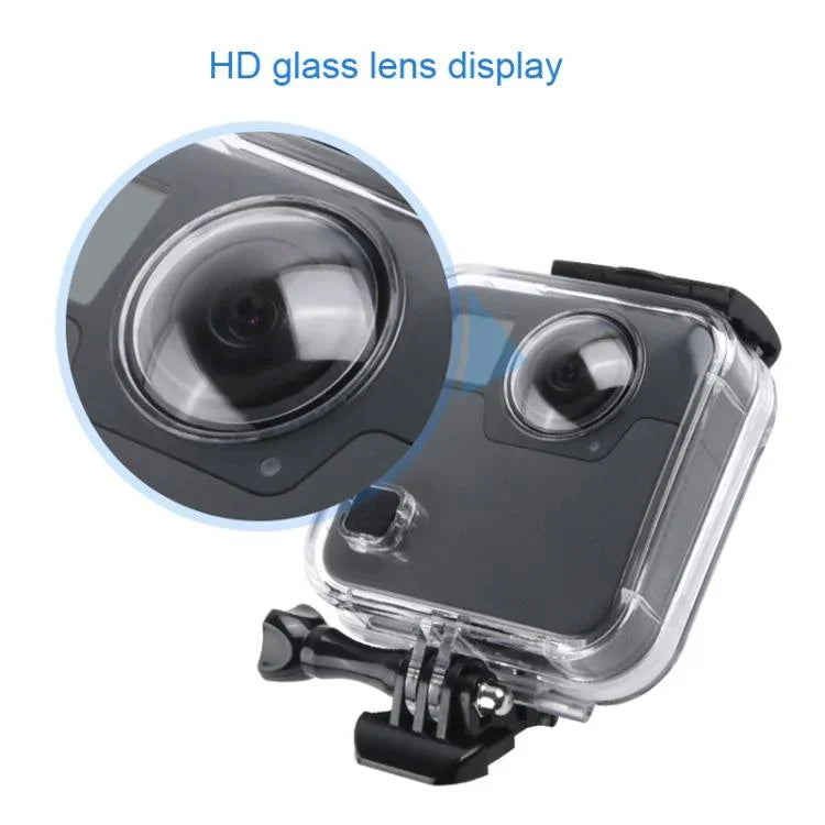 40米防水外殼保護殼，適用GoPro Fusion，含扣具基本支架、螺絲及扳手，適用GoPro Fusion