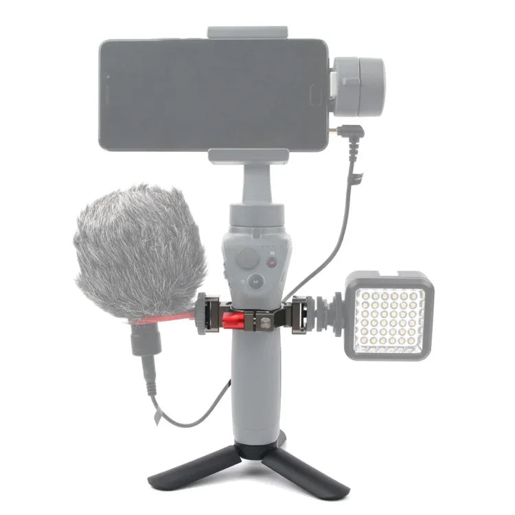 迷你三腳架支架＋手電筒延長支架，適用DJI OSMO Mobile 2，三腳架＋支架適用DJI OSMO Mobile 2