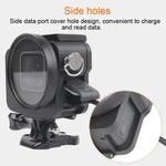 GoPro HERO7 Black /6 /5 專用 CNC 鋁合金保護殼，附保險框架及 52mm UV 鏡片，52mm UV 黑色
