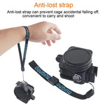 GoPro HERO7 Black /6 /5 專用 CNC 鋁合金保護殼，附保險框架及 52mm UV 鏡片，52mm UV 黑色