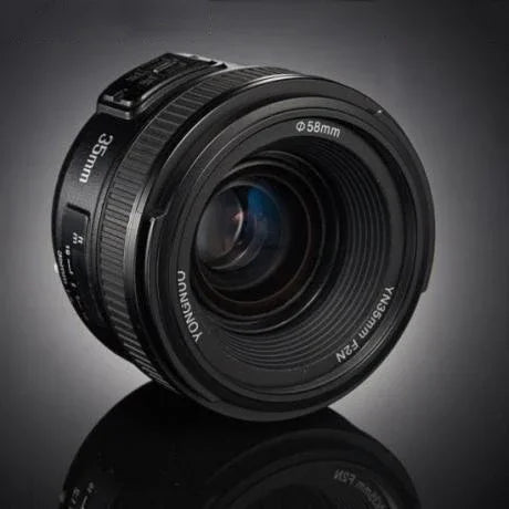 YONGNUO YN35MM F2N 1:2 自動對焦/手動對焦廣角定焦鏡頭，適用 Nikon DSLR 相機，YN35MM F2N